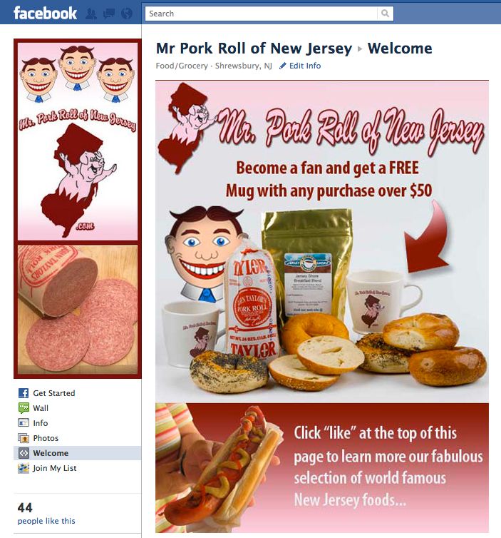 Mr Porkroll  facebook fan page
