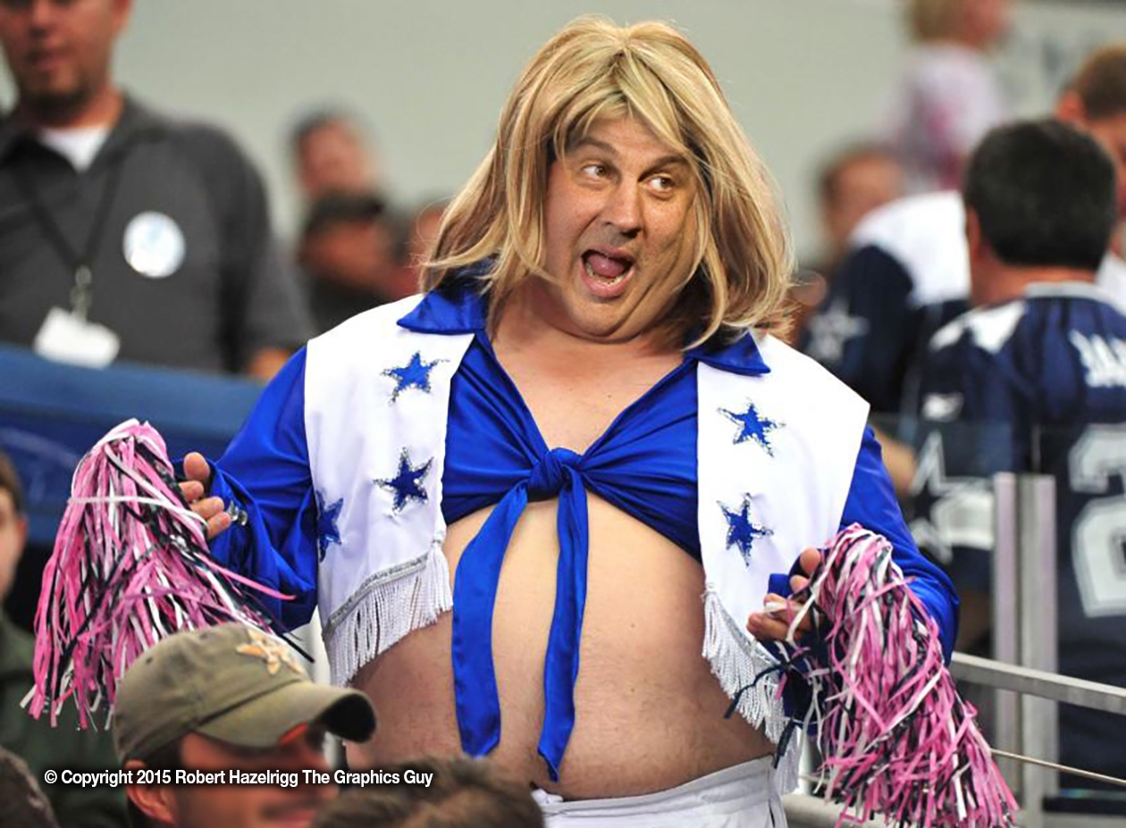 The Graphics Guy Behind The Viral Image Of Chris Christie as a Dallas Cowboy Cheerleader